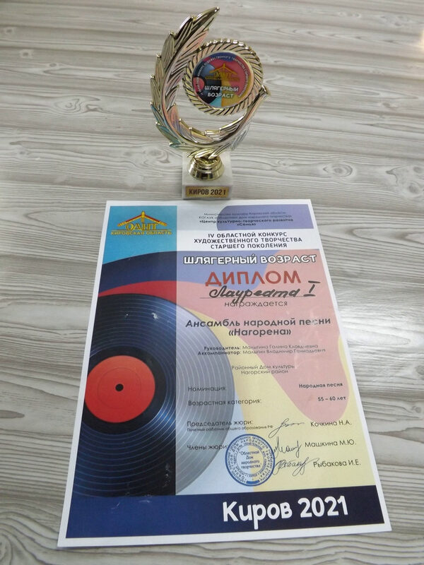 Областной конкурс художественного творчества "Шлягерный возраст" 